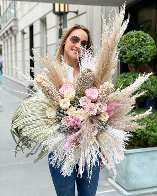 Designer's Choice Preserved Flower Arrangement in a Vase