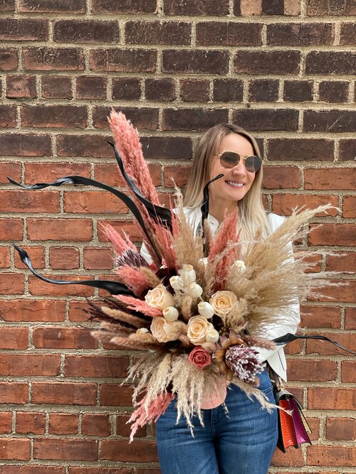 Designer's Choice Preserved Flower Arrangement in a Vase