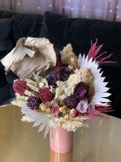 Designer's Choice Preserved Flower Arrangement in a Vase